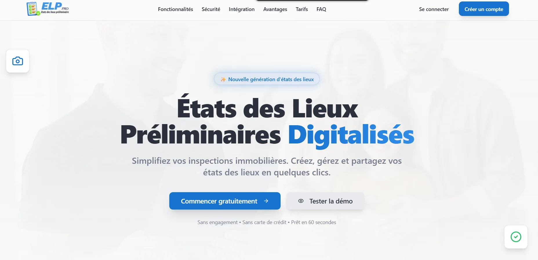 Aperçu du site ELP