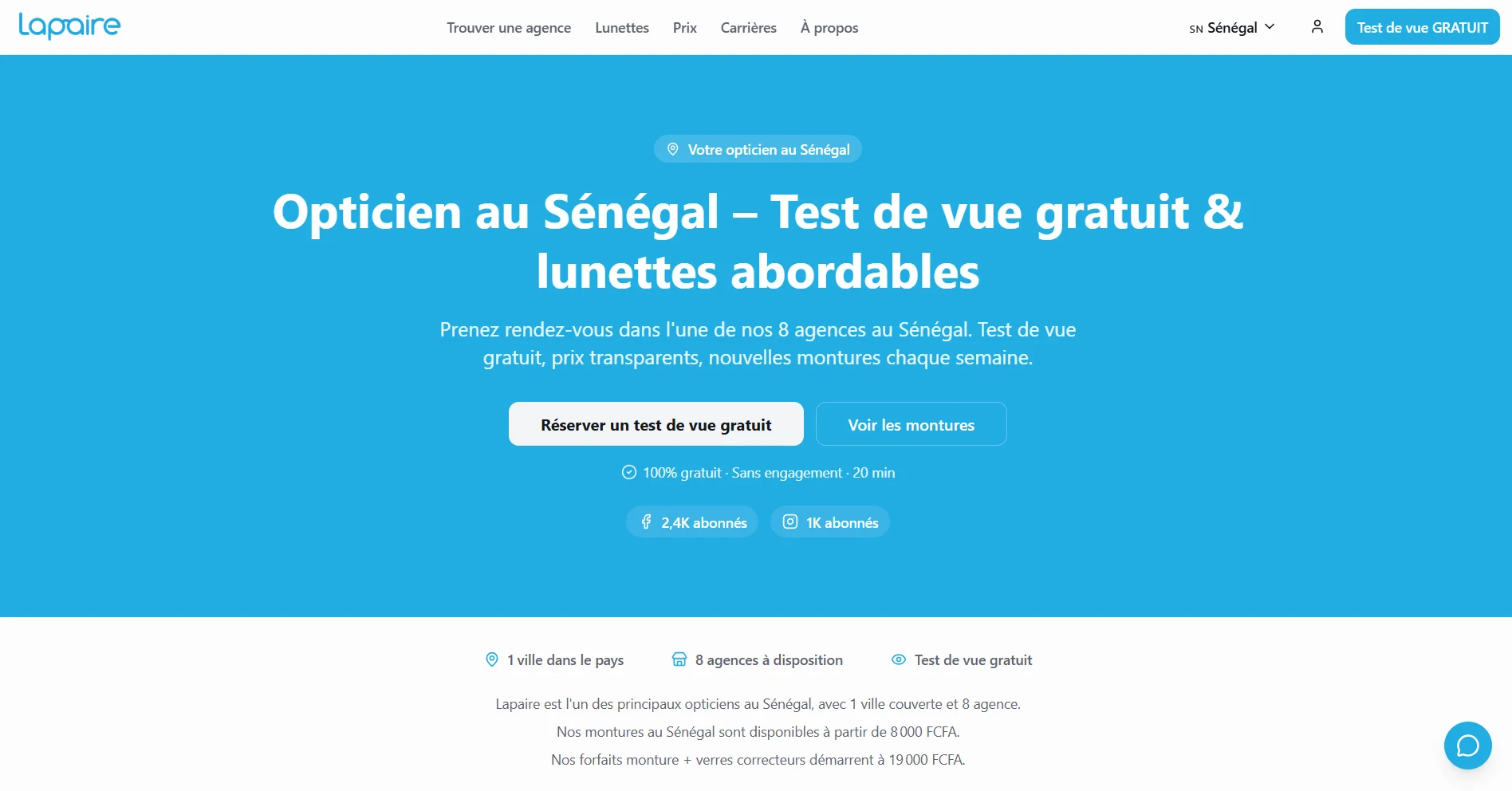 Aperçu du site Lapaire